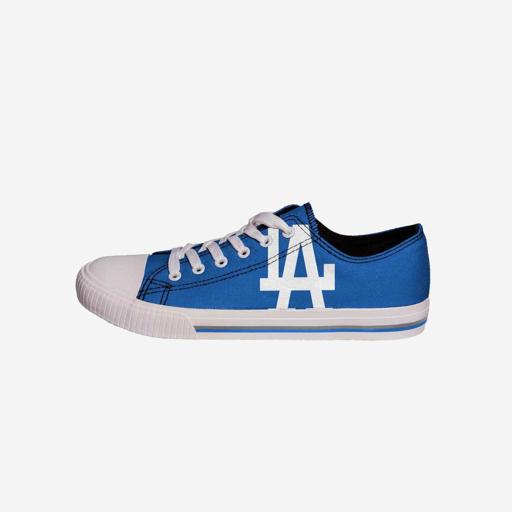 Los Angeles Dodgers Mens Low Top Big Logo Canvas Shoe FOCO - FOCO.com