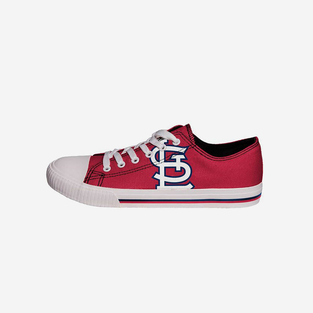 St Louis Cardinals Mens Low Top Big Logo Canvas Shoe FOCO - FOCO.com