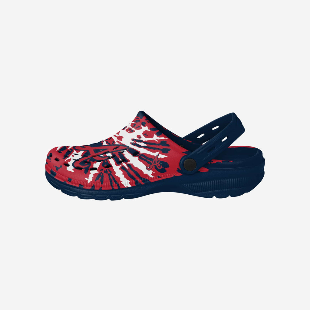 Atlanta Braves Tie-Dye Clog With Strap FOCO S - FOCO.com