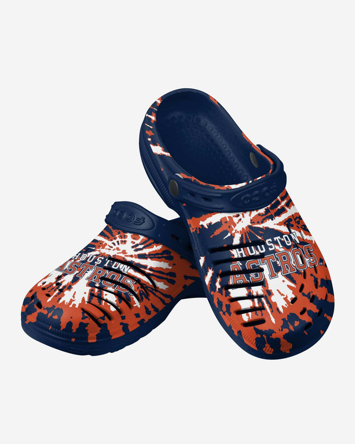 Houston Astros Tie-Dye Clog With Strap FOCO - FOCO.com