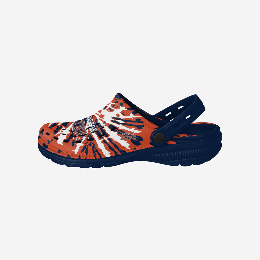 Houston Astros Tie-Dye Clog With Strap FOCO S - FOCO.com