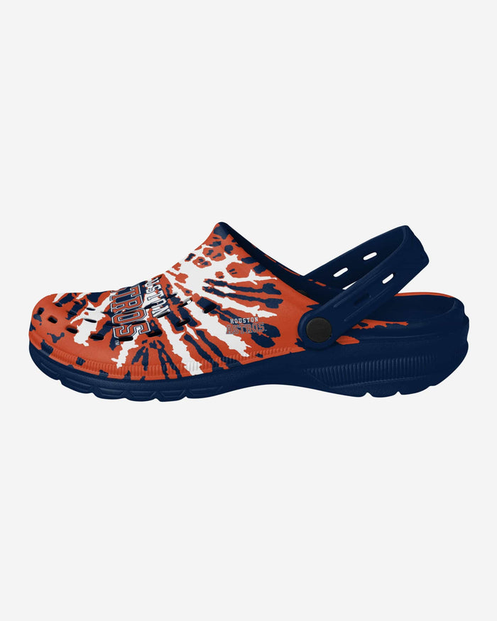 Houston Astros Tie-Dye Clog With Strap FOCO S - FOCO.com