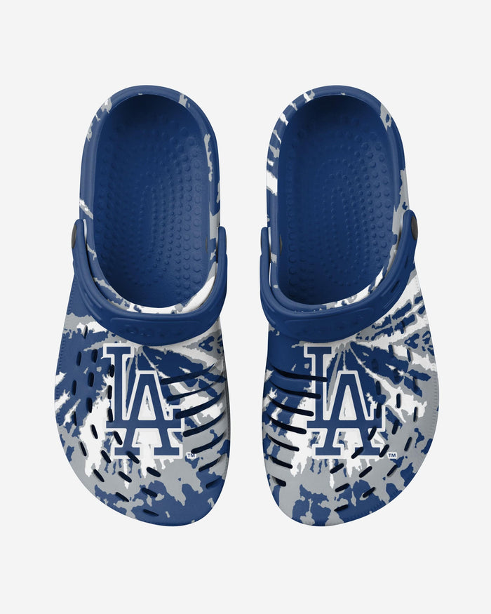 Los Angeles Dodgers Tie-Dye Clog With Strap FOCO - FOCO.com