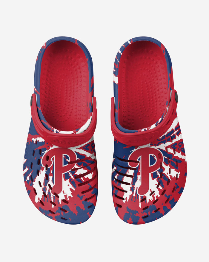 Philadelphia Phillies Tie-Dye Clog With Strap FOCO - FOCO.com