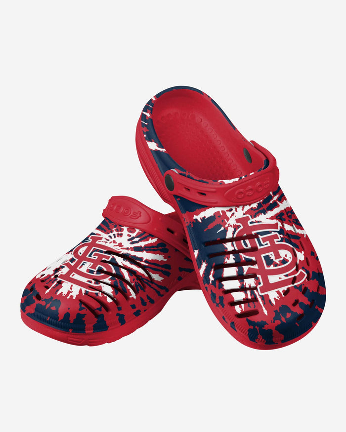 St Louis Cardinals Tie-Dye Clog With Strap FOCO - FOCO.com