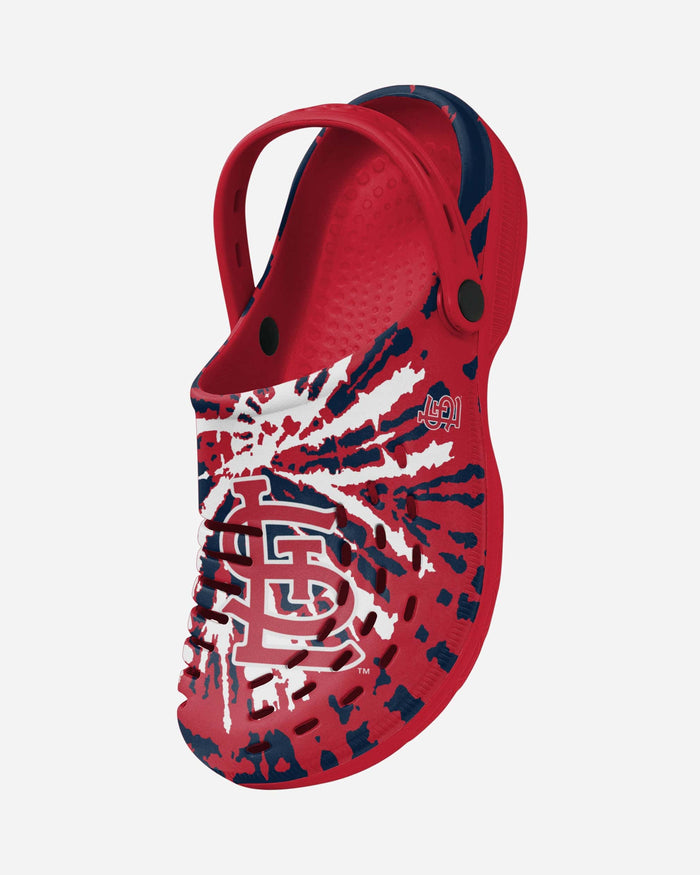 St Louis Cardinals Tie-Dye Clog With Strap FOCO - FOCO.com