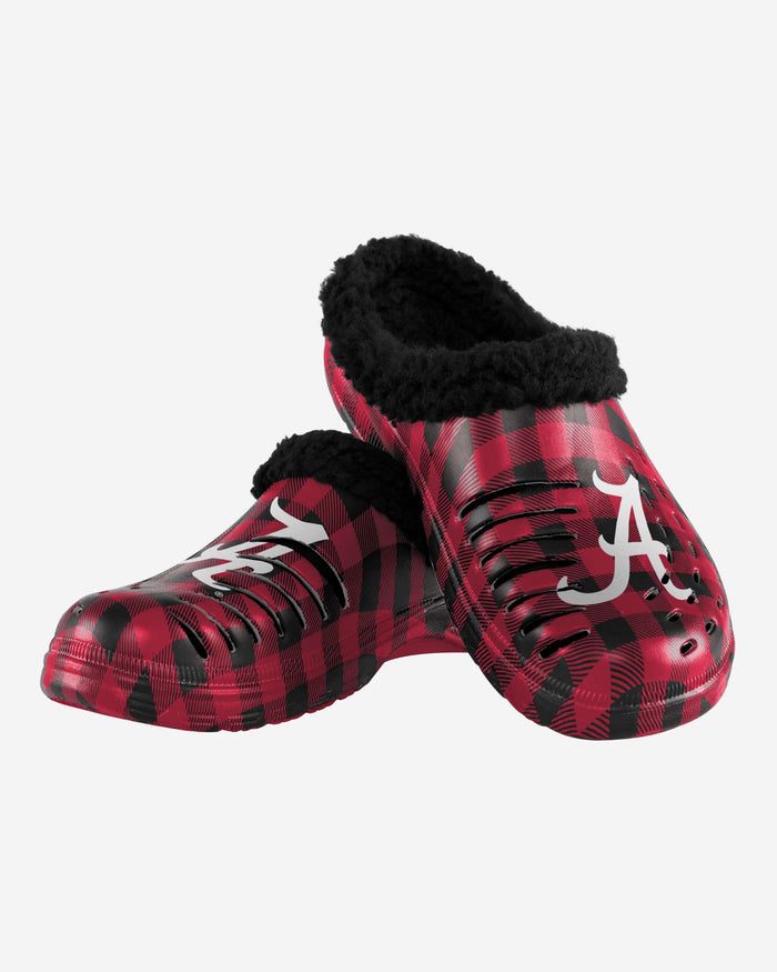 Alabama Crimson Tide Sherpa Lined Buffalo Check Clog FOCO - FOCO.com