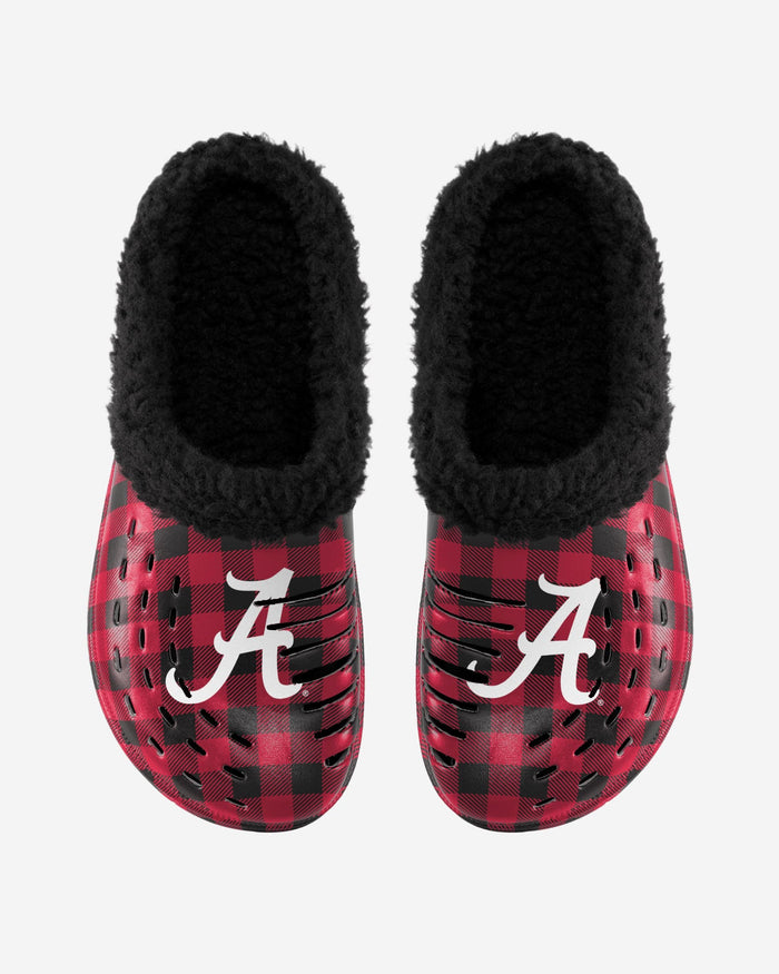 Alabama Crimson Tide Sherpa Lined Buffalo Check Clog FOCO - FOCO.com