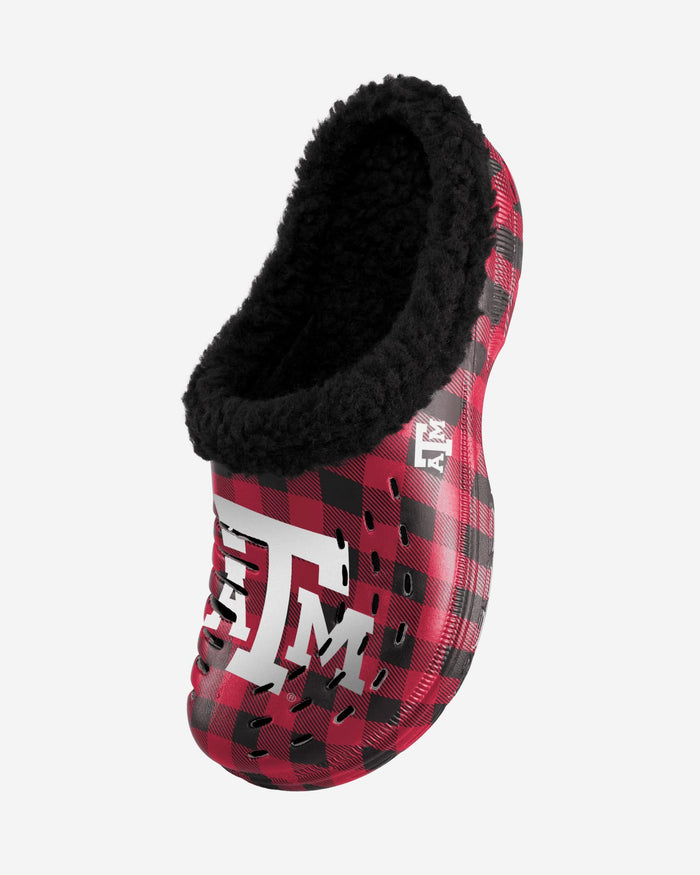 Texas A&M Aggies Sherpa Lined Buffalo Check Clog FOCO - FOCO.com