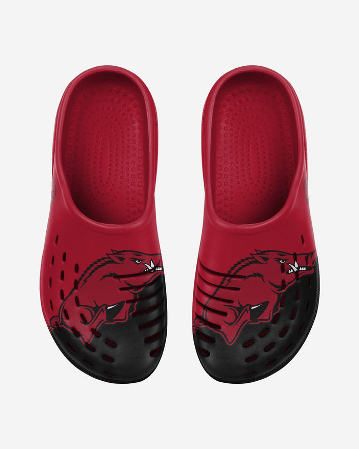 Arkansas Razorbacks Colorblock Big Logo Clog FOCO S - FOCO.com