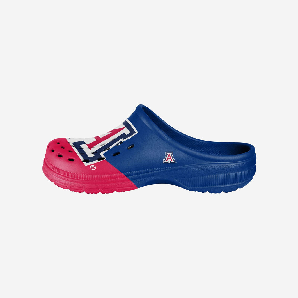 Arizona Wildcats Colorblock Big Logo Clog FOCO S - FOCO.com