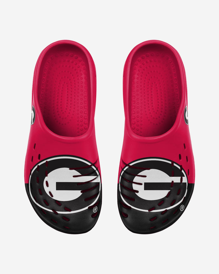 Georgia Bulldogs Colorblock Big Logo Clog FOCO S - FOCO.com