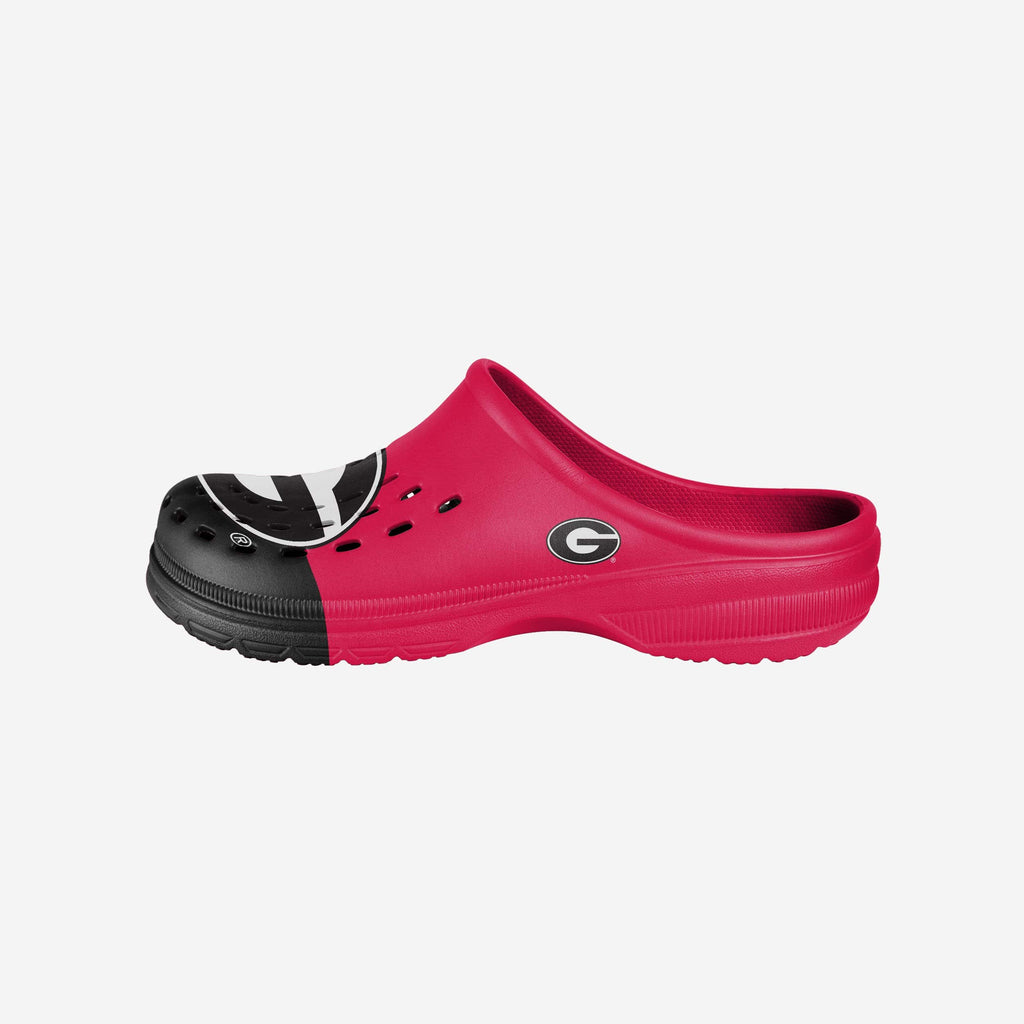 Georgia Bulldogs Colorblock Big Logo Clog FOCO - FOCO.com