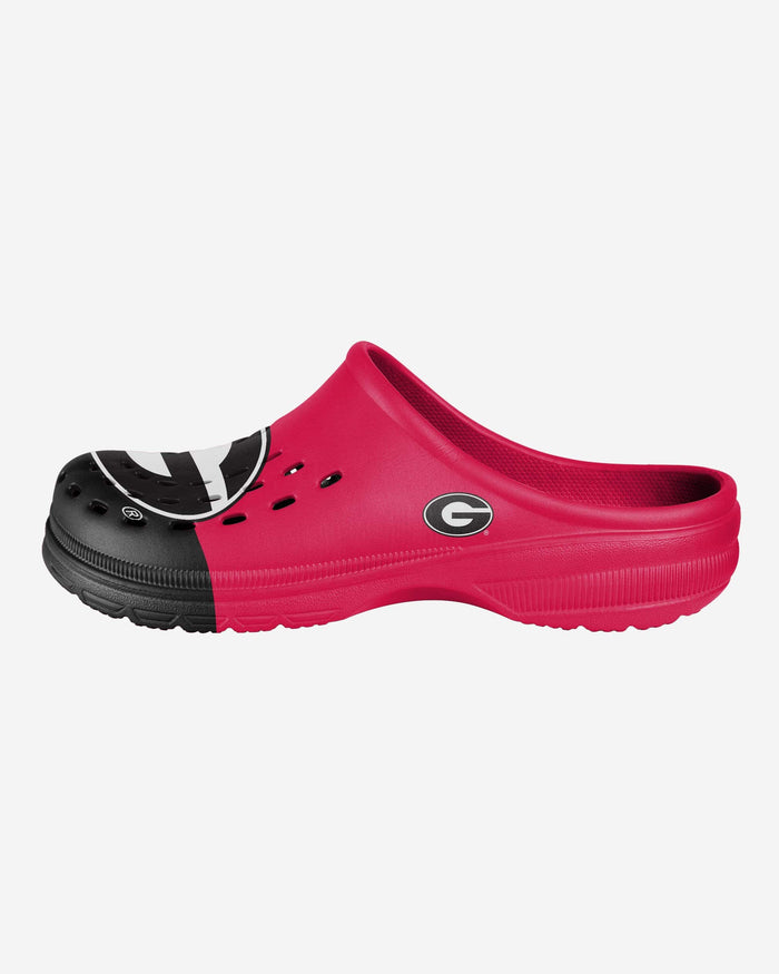 Georgia Bulldogs Colorblock Big Logo Clog FOCO - FOCO.com