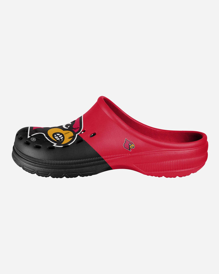 Louisville Cardinals Colorblock Big Logo Clog FOCO - FOCO.com