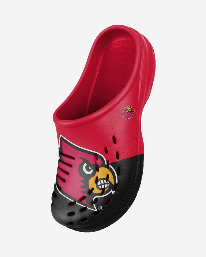 Louisville Cardinals Colorblock Big Logo Clog FOCO - FOCO.com