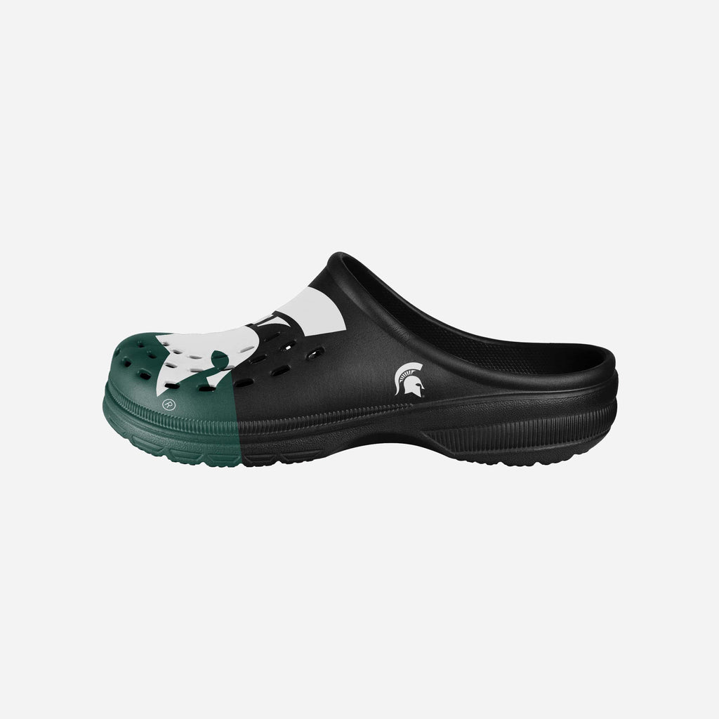 Michigan State Spartans Colorblock Big Logo Clog FOCO - FOCO.com