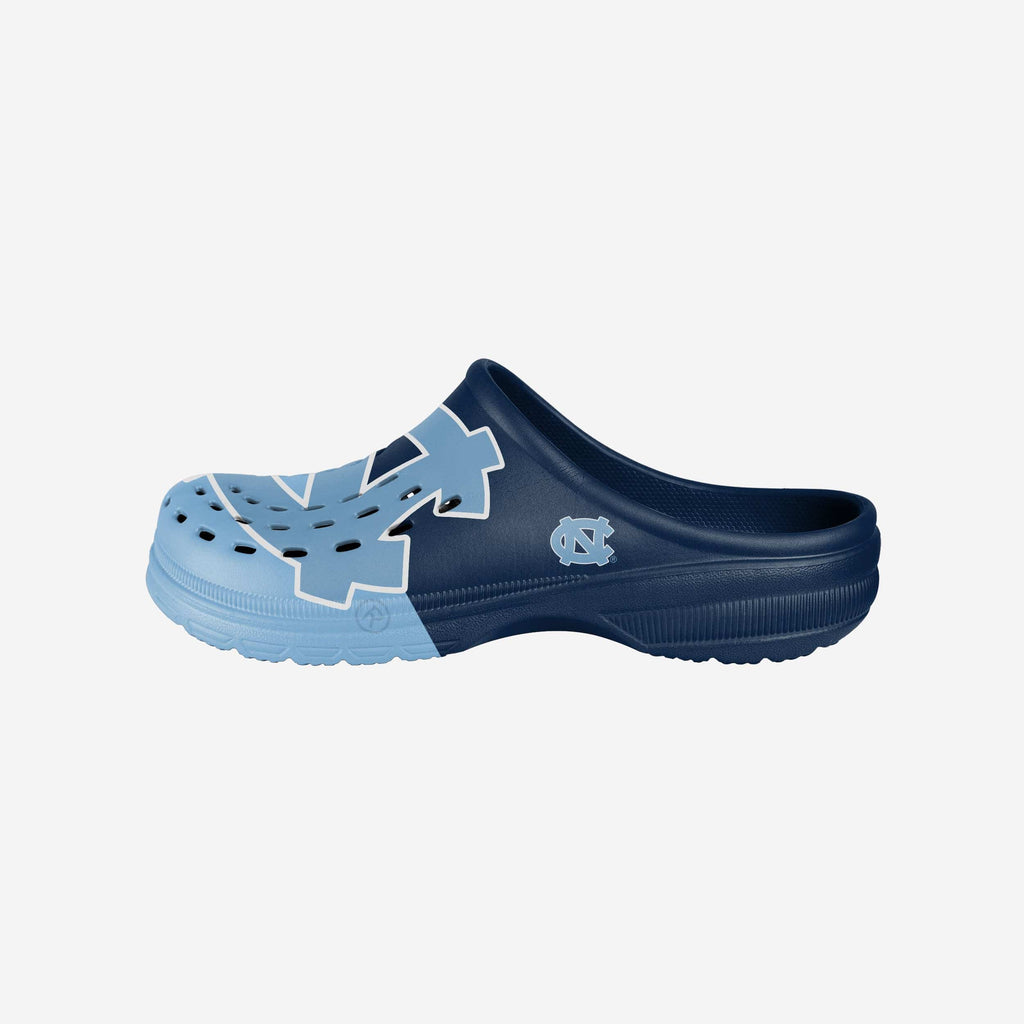 North Carolina Tar Heels Colorblock Big Logo Clog FOCO - FOCO.com