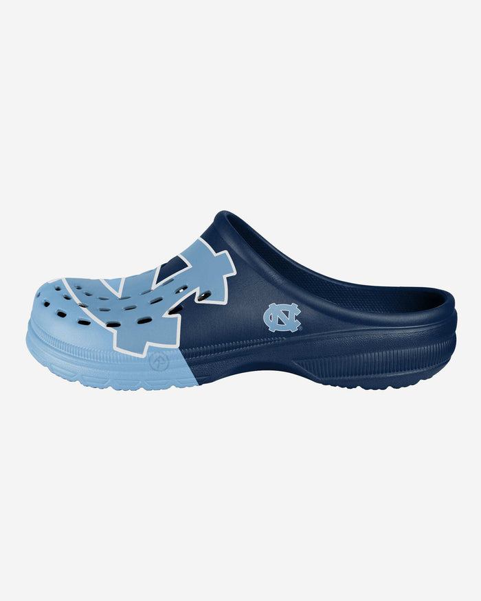 North Carolina Tar Heels Colorblock Big Logo Clog FOCO - FOCO.com