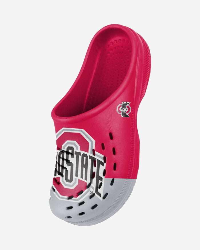 Ohio State Buckeyes Colorblock Big Logo Clog FOCO - FOCO.com