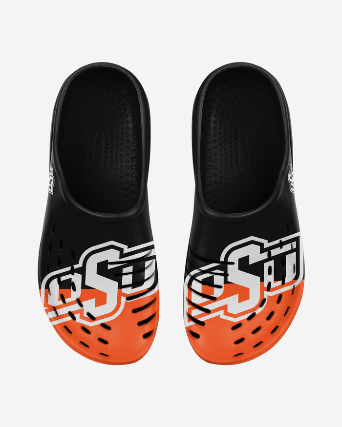 Oklahoma State Cowboys Colorblock Big Logo Clog FOCO S - FOCO.com