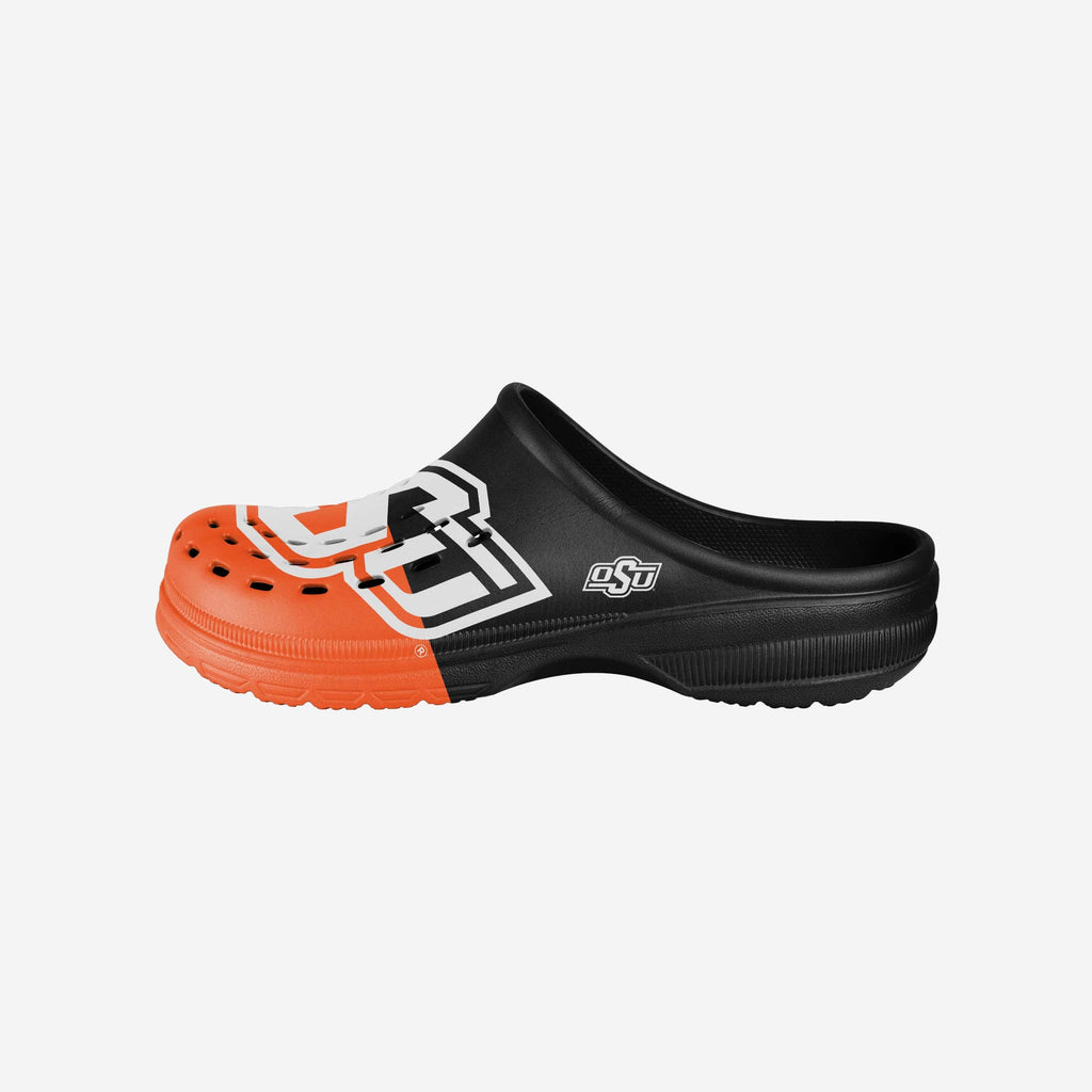 Oklahoma State Cowboys Colorblock Big Logo Clog FOCO - FOCO.com