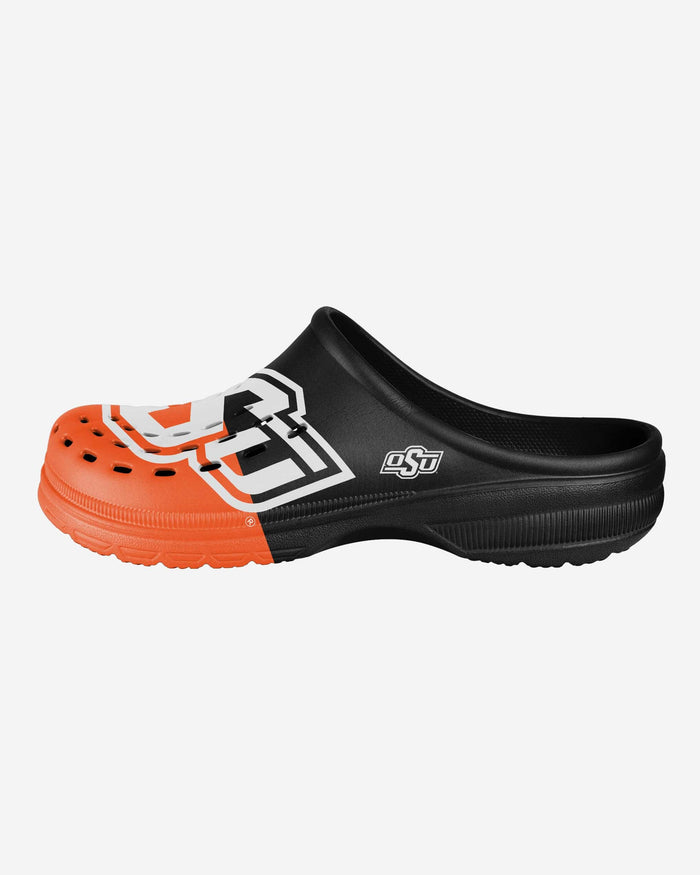 Oklahoma State Cowboys Colorblock Big Logo Clog FOCO - FOCO.com