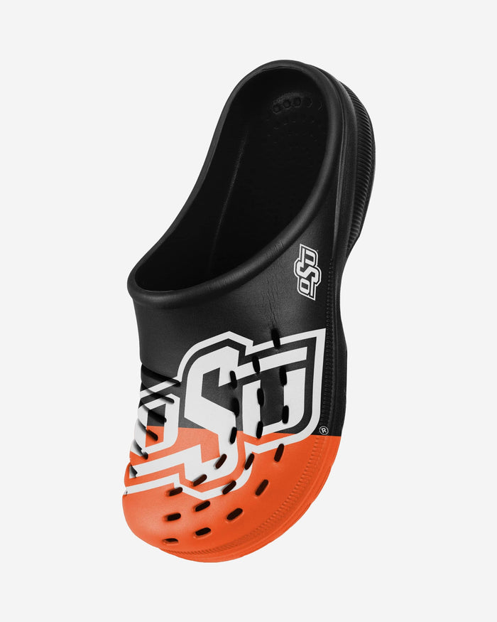 Oklahoma State Cowboys Colorblock Big Logo Clog FOCO - FOCO.com