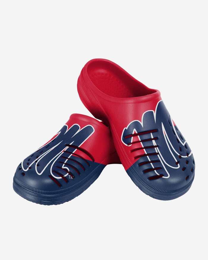 Ole Miss Rebels Colorblock Big Logo Clog FOCO - FOCO.com