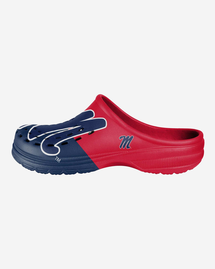 Ole Miss Rebels Colorblock Big Logo Clog FOCO - FOCO.com