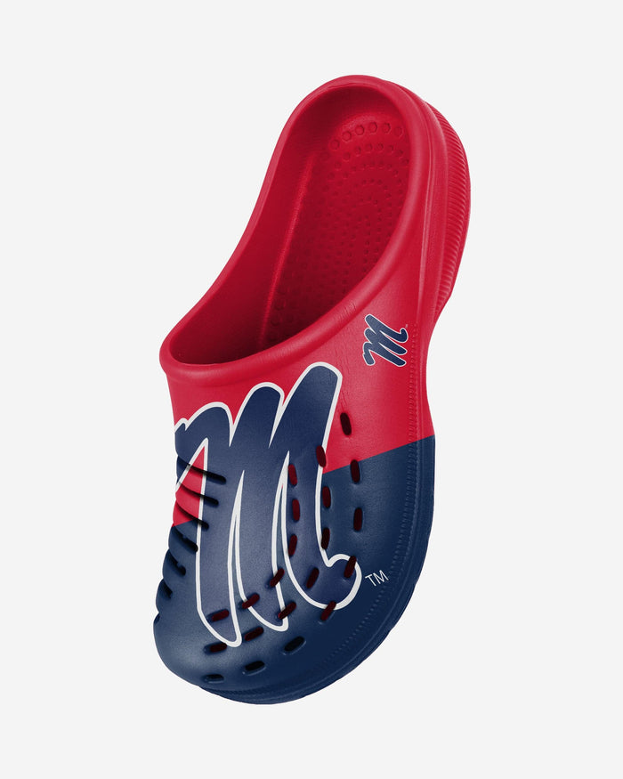 Ole Miss Rebels Colorblock Big Logo Clog FOCO - FOCO.com