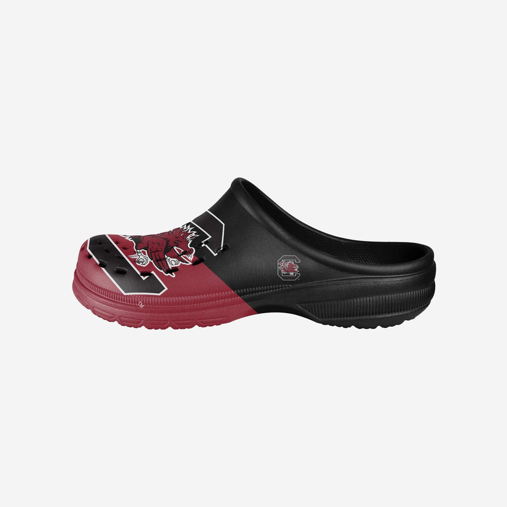 South Carolina Gamecocks Colorblock Big Logo Clog FOCO - FOCO.com