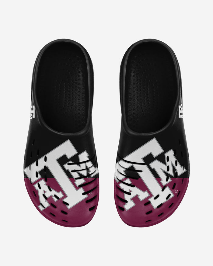 Texas A&M Aggies Colorblock Big Logo Clog FOCO S - FOCO.com