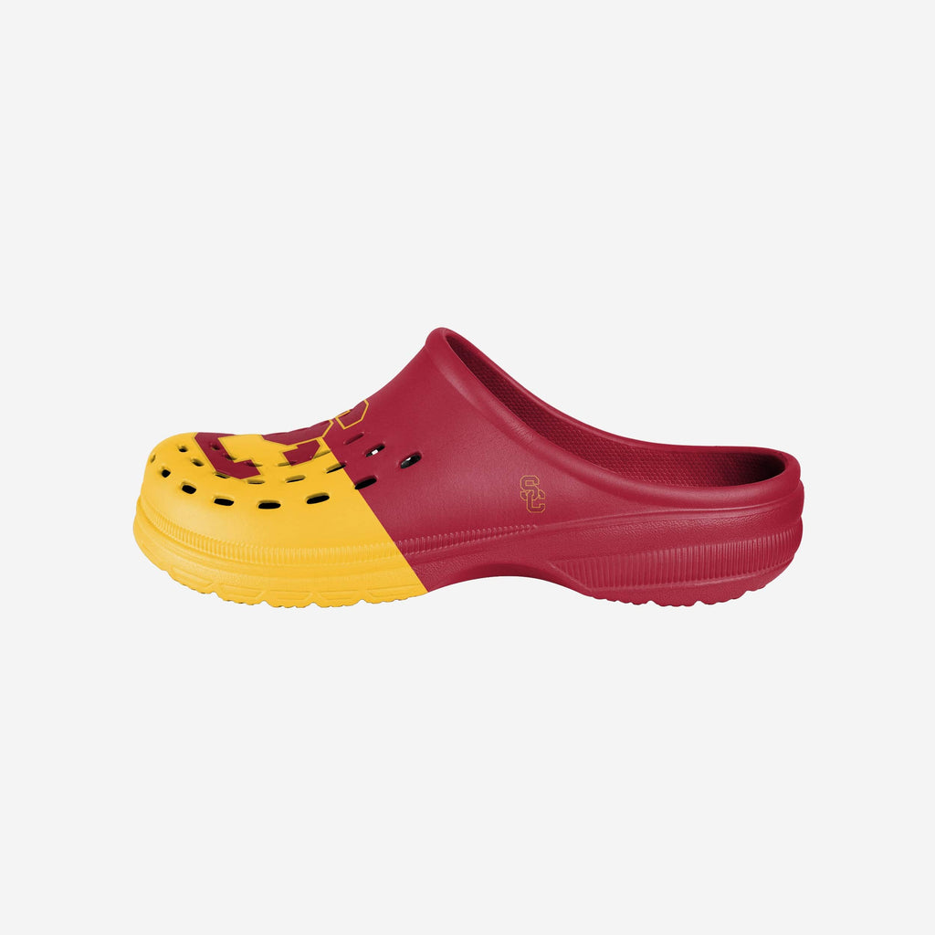 USC Trojans Colorblock Big Logo Clog FOCO - FOCO.com