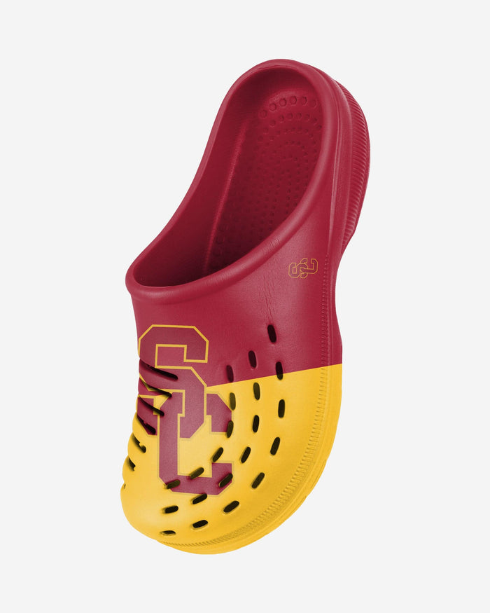 USC Trojans Colorblock Big Logo Clog FOCO - FOCO.com