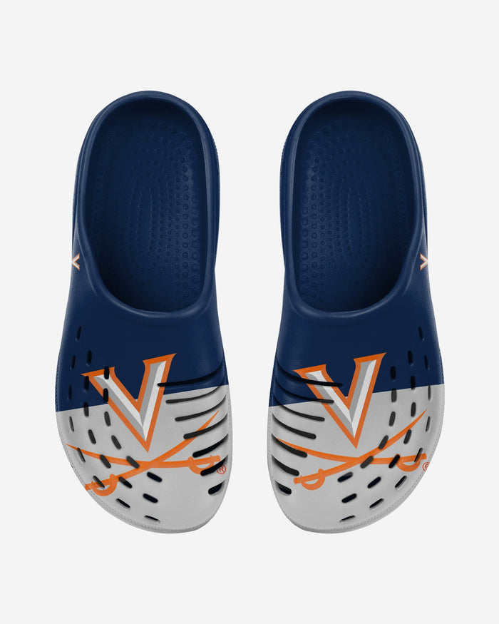 Virginia Cavaliers Colorblock Big Logo Clog FOCO S - FOCO.com