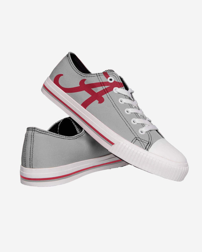 Alabama Crimson Tide Mens Low Top Big Logo Canvas Shoe FOCO - FOCO.com