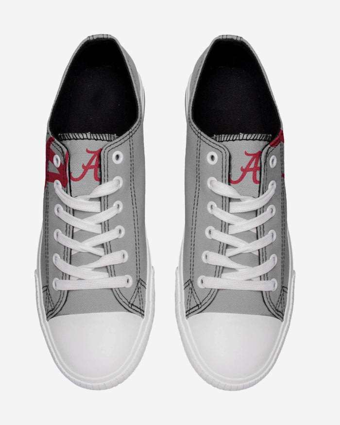 Alabama Crimson Tide Mens Low Top Big Logo Canvas Shoe FOCO - FOCO.com