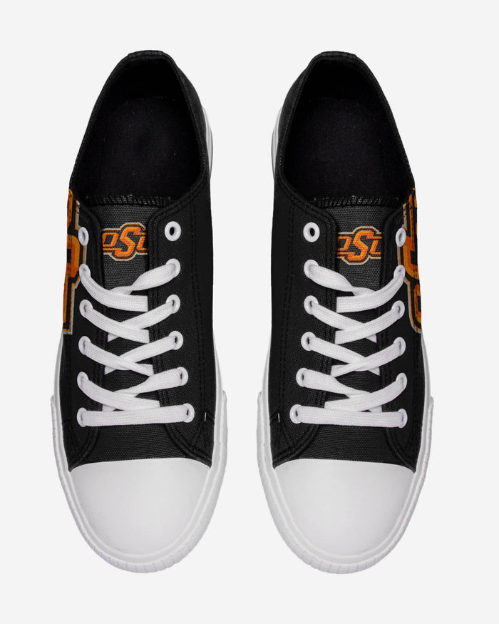 Oklahoma State Cowboys Mens Low Top Big Logo Canvas Shoe FOCO - FOCO.com