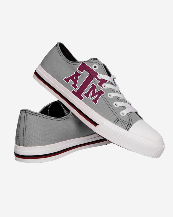 Texas A&M Aggies Mens Low Top Big Logo Canvas Shoe FOCO - FOCO.com