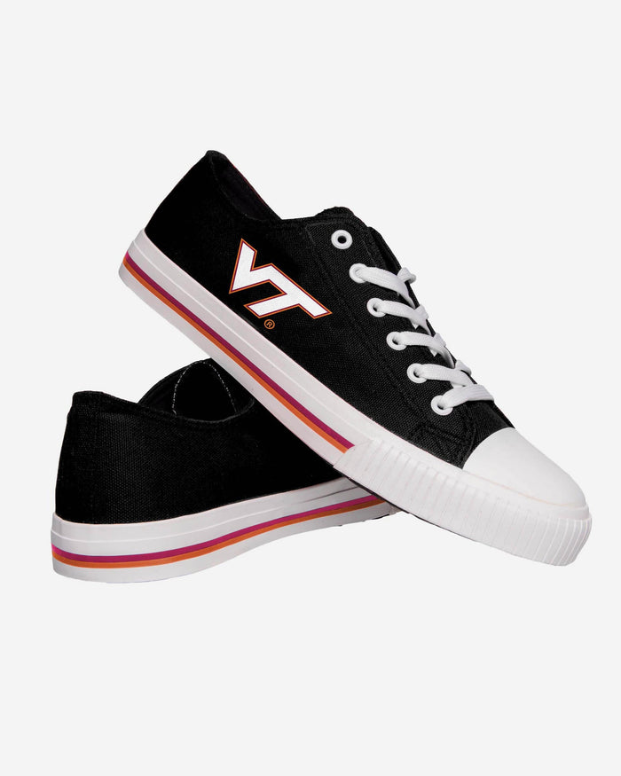 Virginia Tech Hokies Mens Low Top Big Logo Canvas Shoe FOCO - FOCO.com