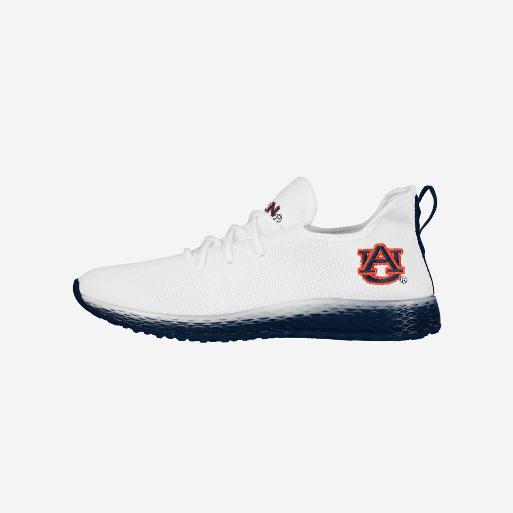 Auburn Tigers Gradient Midsole White Sneakers FOCO 7 - FOCO.com