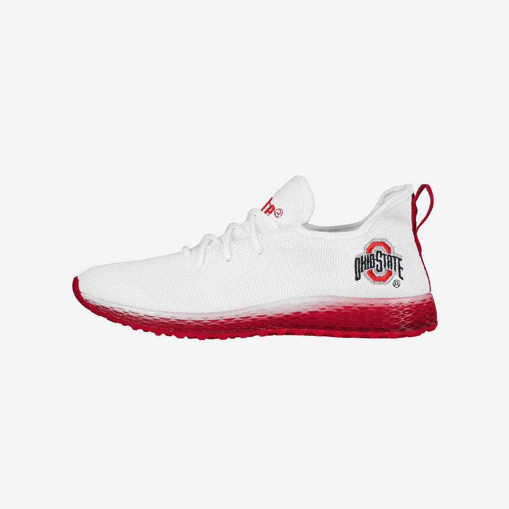 Ohio State Buckeyes Gradient Midsole White Sneakers FOCO 7 - FOCO.com