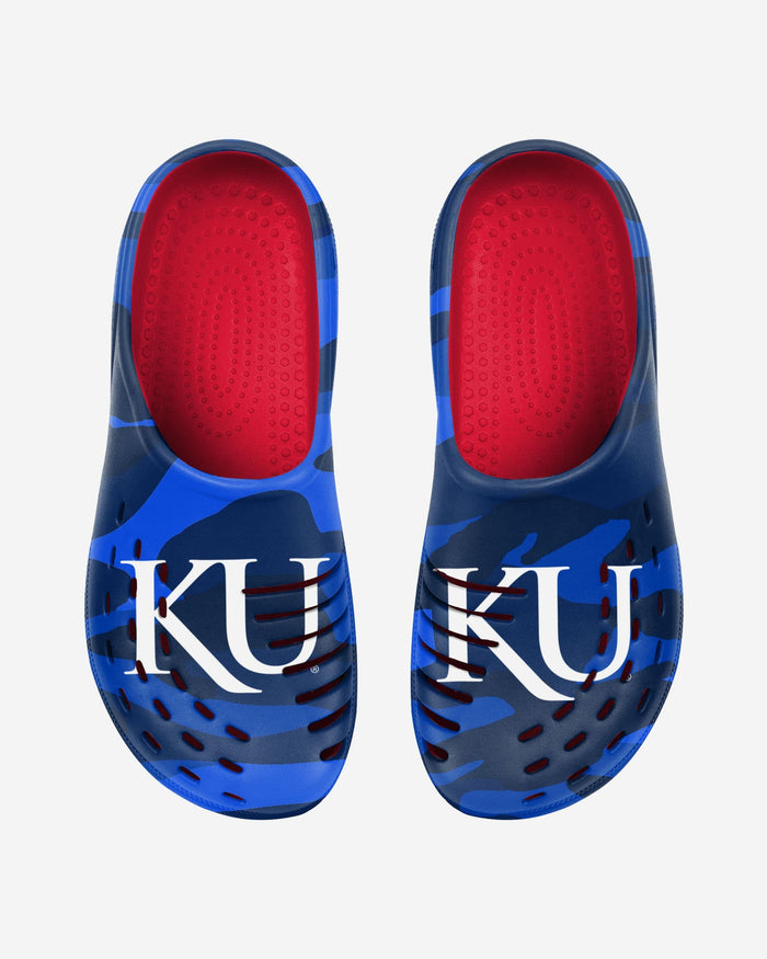 Kansas Jayhawks Tonal Camo Clog FOCO - FOCO.com