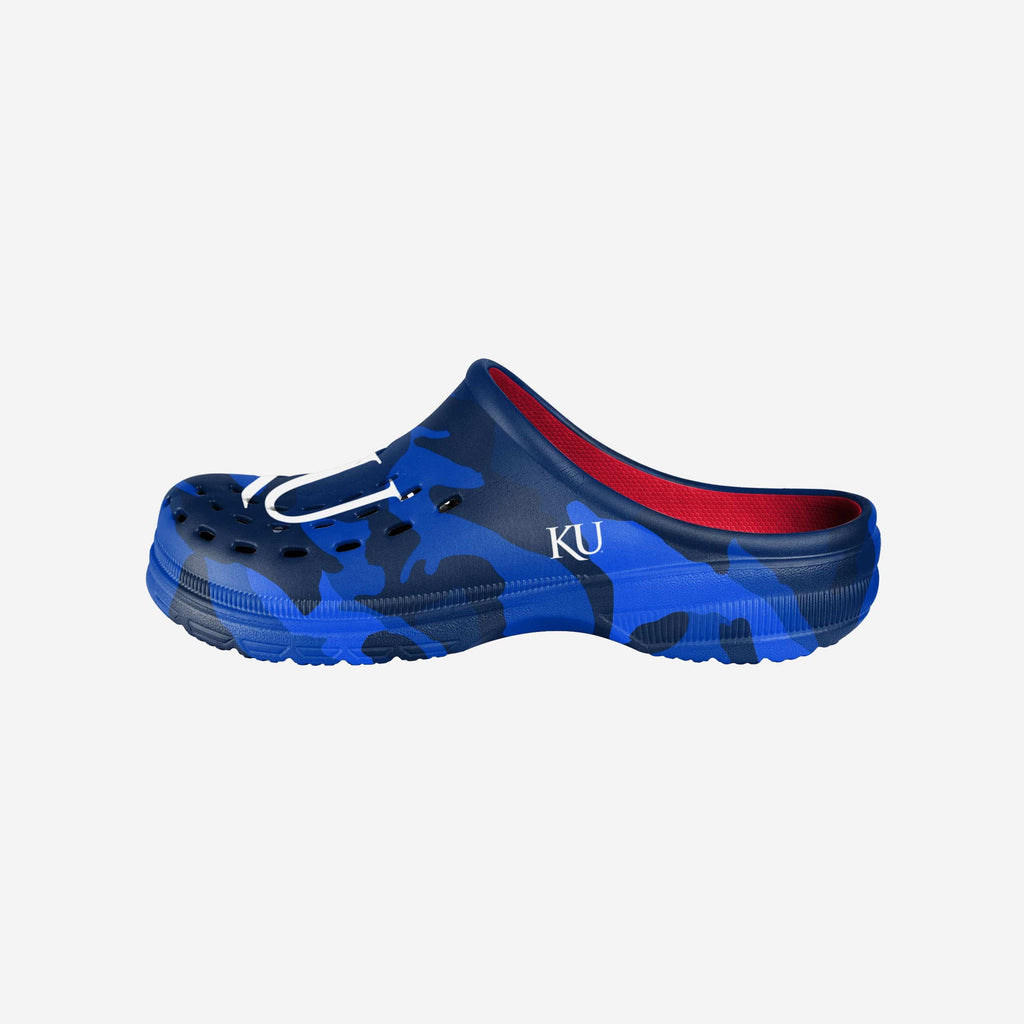 Kansas Jayhawks Tonal Camo Clog FOCO S - FOCO.com