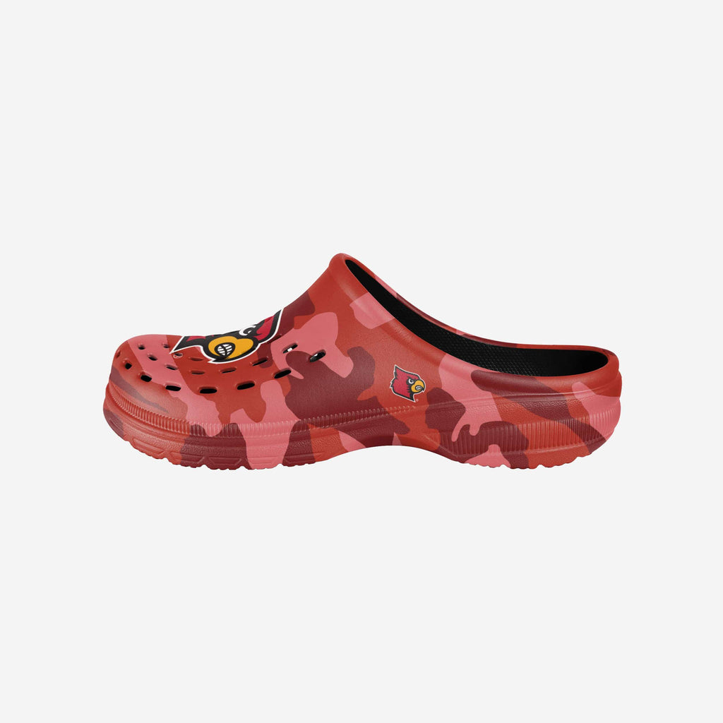 Louisville Cardinals Tonal Camo Clog FOCO S - FOCO.com