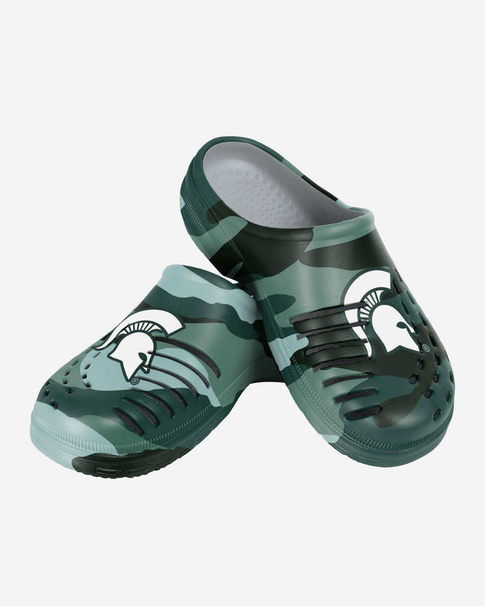 Michigan State Spartans Tonal Camo Clog FOCO - FOCO.com