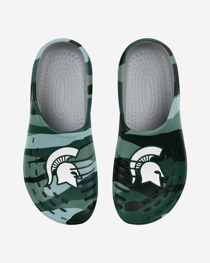 Michigan State Spartans Tonal Camo Clog FOCO - FOCO.com