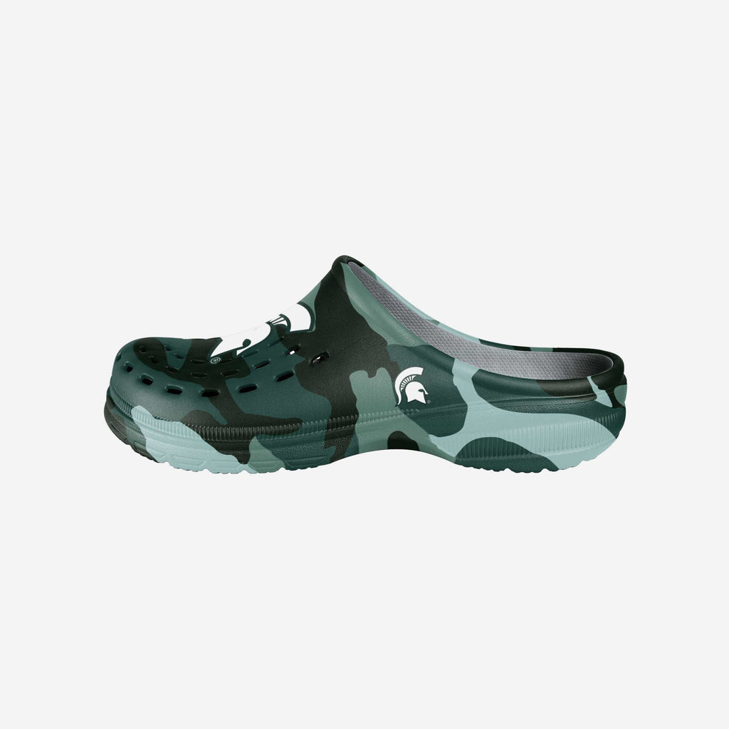 Michigan State Spartans Tonal Camo Clog FOCO S - FOCO.com