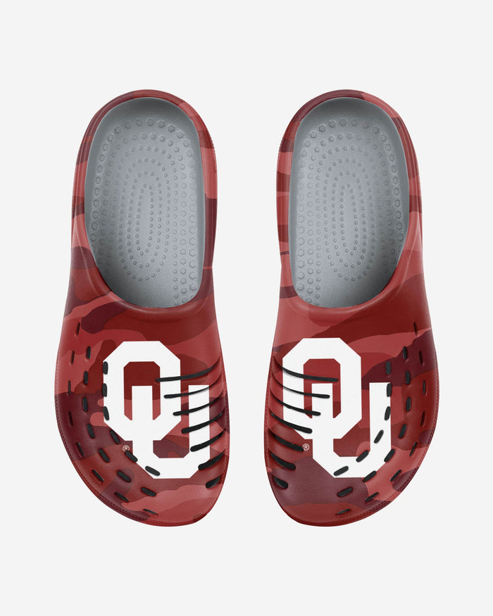 Oklahoma Sooners Tonal Camo Clog FOCO - FOCO.com